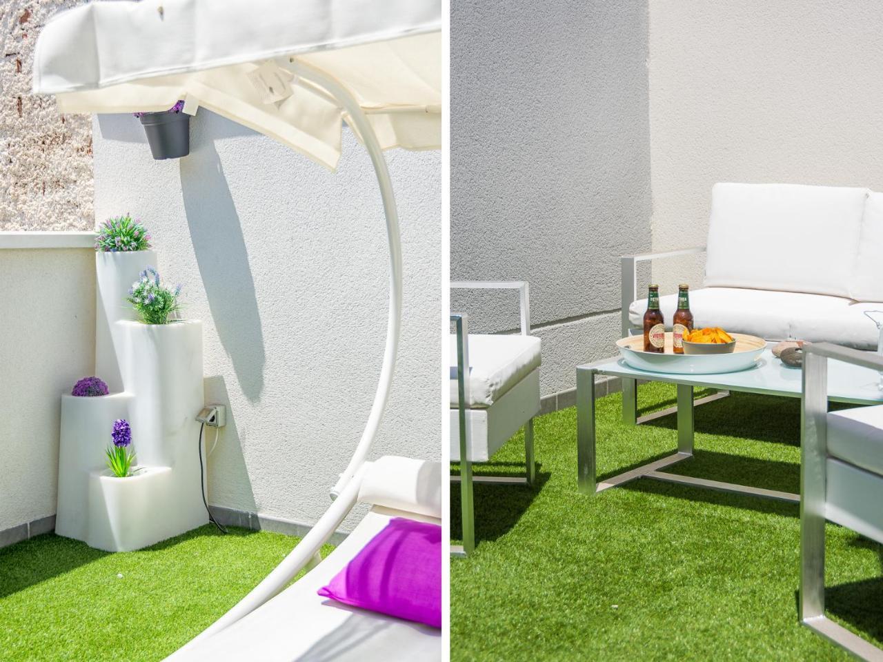 Appartamento Atico Con Terraza Ac 1hab En El Centro Y Piscina Comunitaria